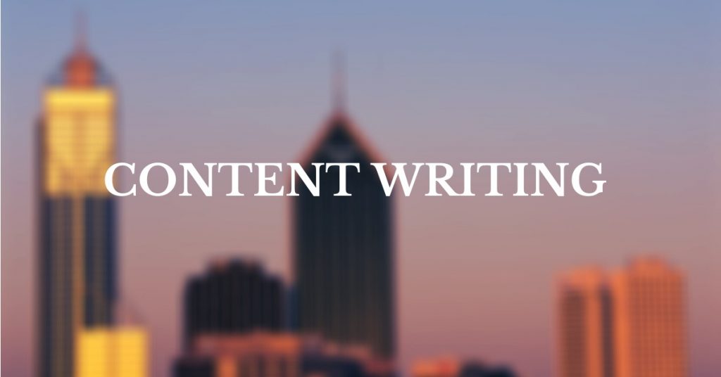 Content writing