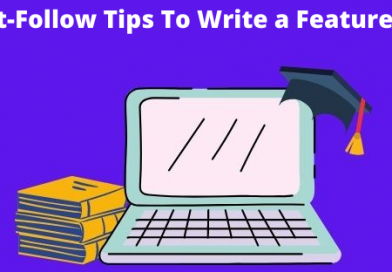Tips to write a feature article